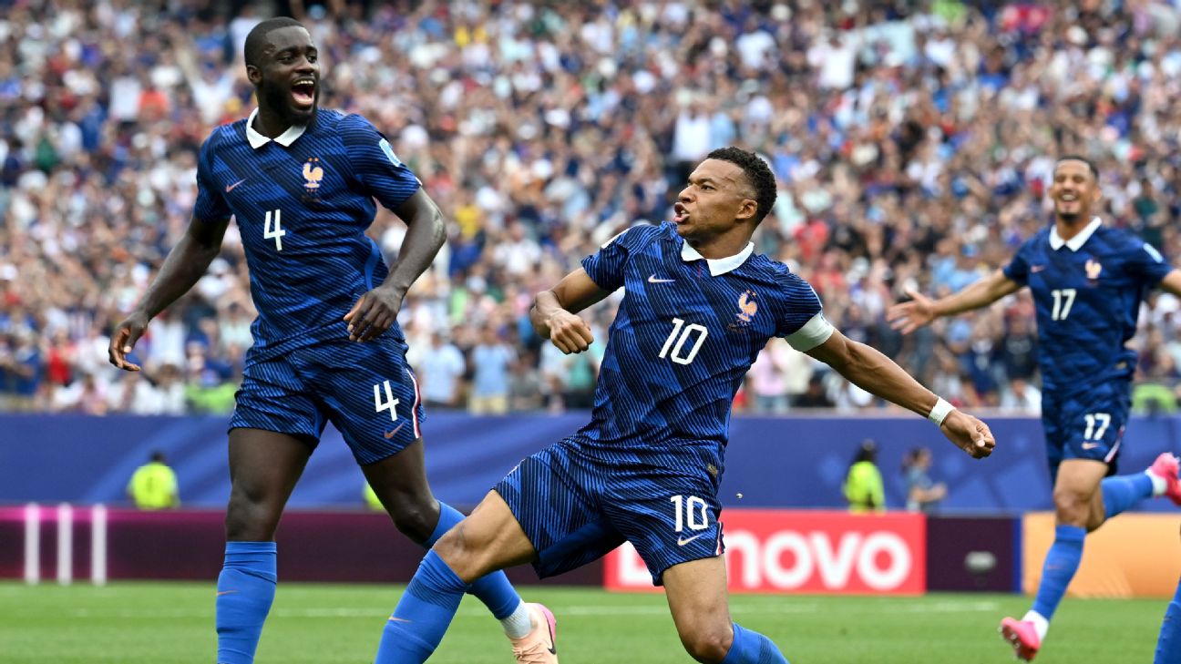 姆巴佩16场世界杯16球 27岁成法国里程碑