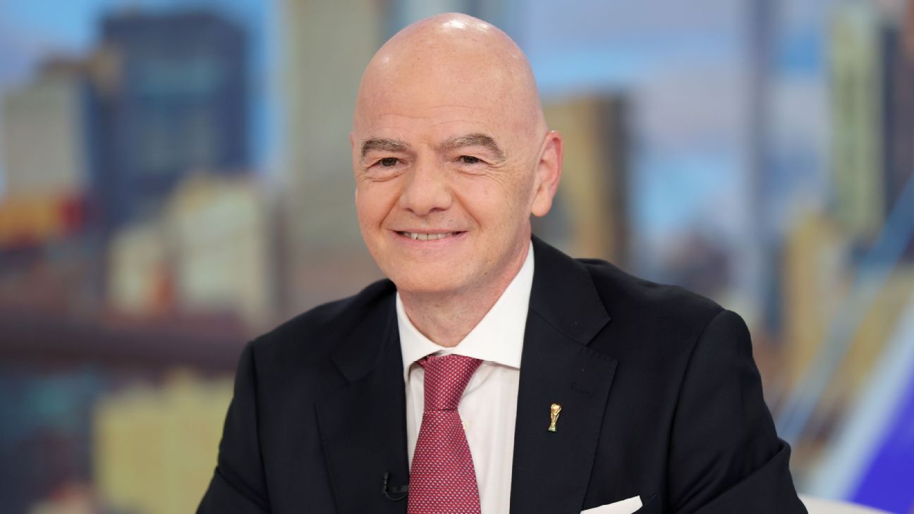 因凡蒂诺称FIFA将评估世界杯扩军至64队